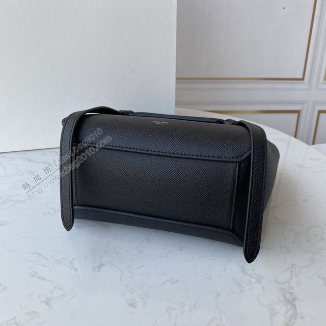 Celine女包 賽琳經典款中號女包 Celine belt bag 掌紋牛皮鯰魚包 189153  slyd2194